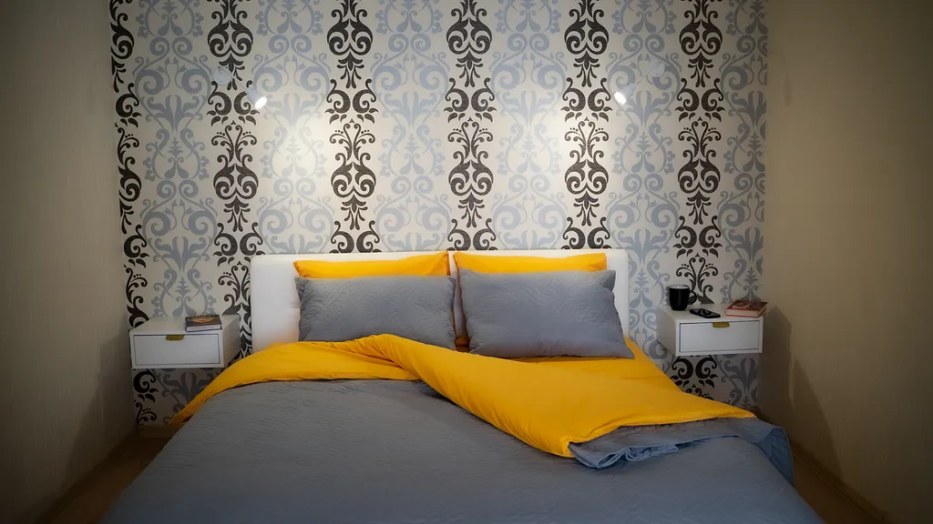 Квартира однокомнатная в Железнодорожном, 43 м², Самара — спальня, фото 3