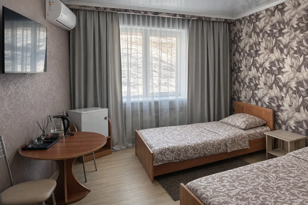 Двухместный номер с 2 отдельными кроватями стандарт