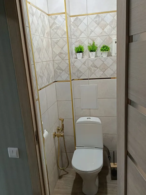 Квартира двухкомнатная в хуторе Лесном, 49 м², Каменск-Шахтинский — ванная комната, фото 3