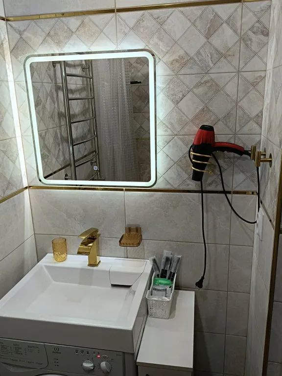 Квартира двухкомнатная в хуторе Лесном, 49 м², Каменск-Шахтинский — ванная комната, фото 5
