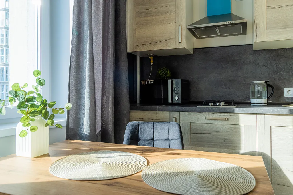 Квартира однокомнатная в Нижегородском, 45 м², Нижний Новгород — кухня, фото 7