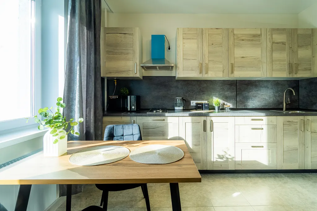 Квартира однокомнатная в Нижегородском, 45 м², Нижний Новгород — кухня, фото 5