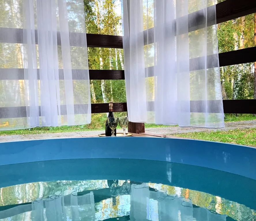 Дом с баней и бассейном