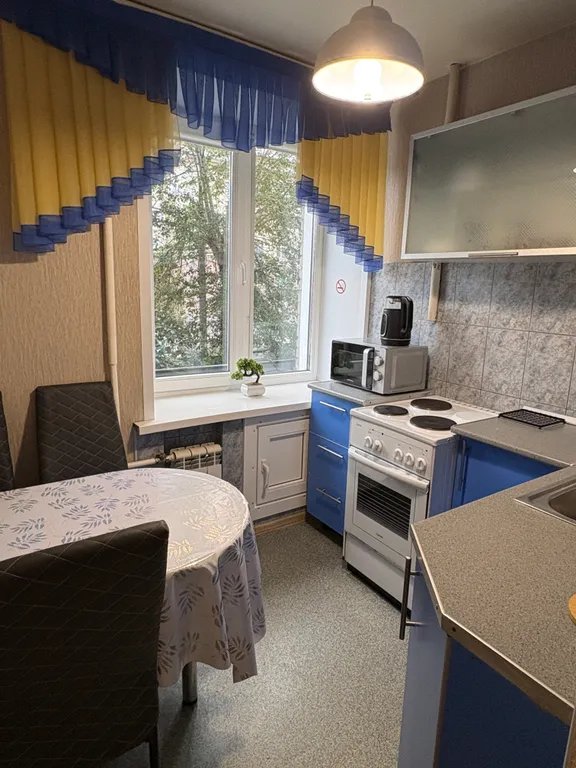Квартира двухкомнатная у Красного проспекта, в Заельцовском, 40 м², Новосибирск — кухня, фото 6