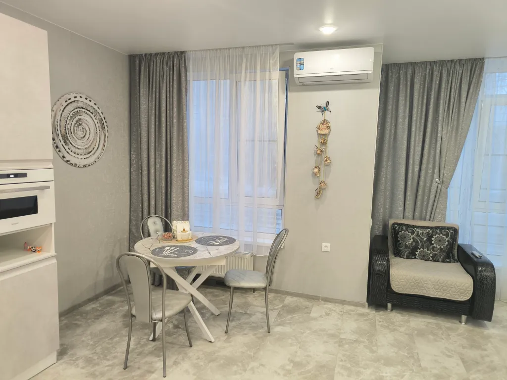 Студия однокомнатная в Краснооктябрьском, 32 м², Волгоград — кухня, фото 4