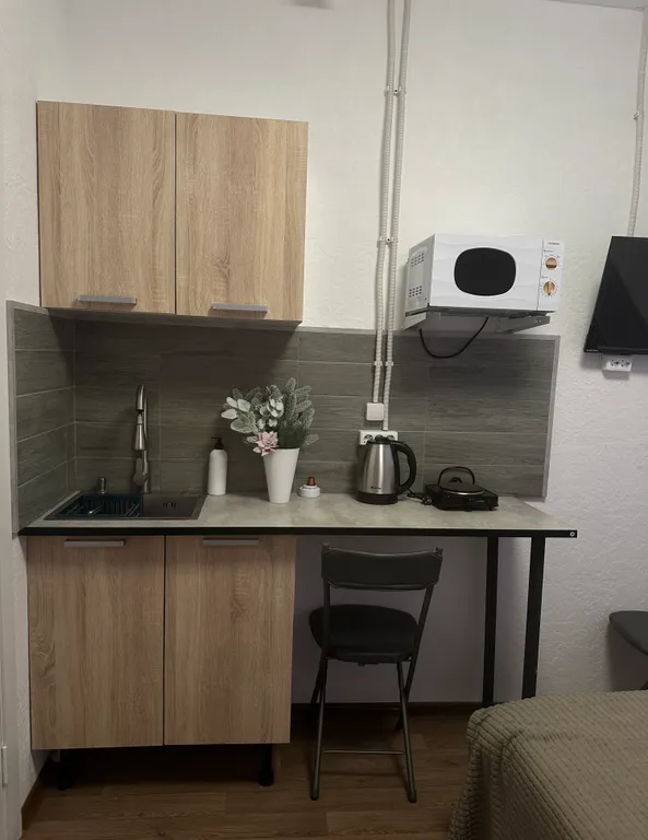Студия однокомнатная в посёлке Красном Октябре, 21 м², Раменское — фото 3