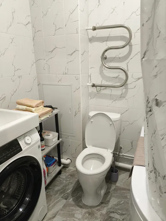 Студия однокомнатная в Пушкинском, 25 м², Шушары — ванная комната, фото 4
