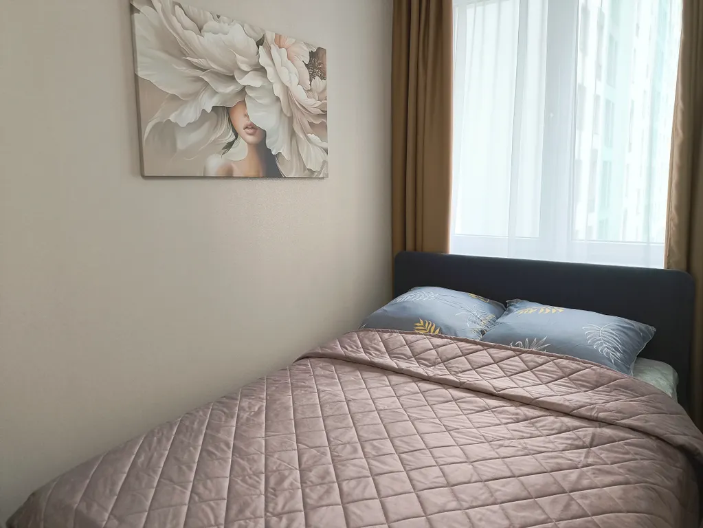 Студия однокомнатная в Пушкинском, 25 м², Шушары — спальня