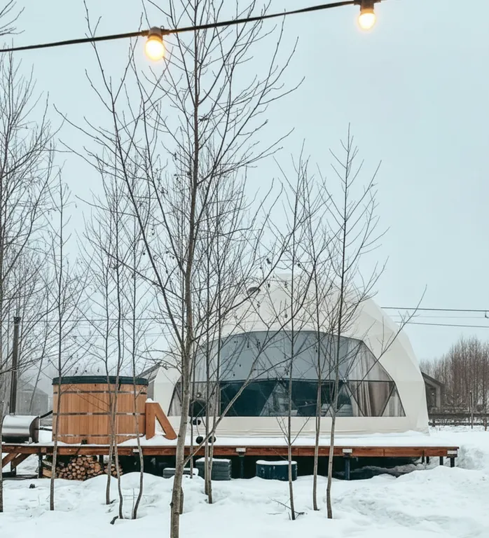 Дом Геокупол люкс "Просто космос"