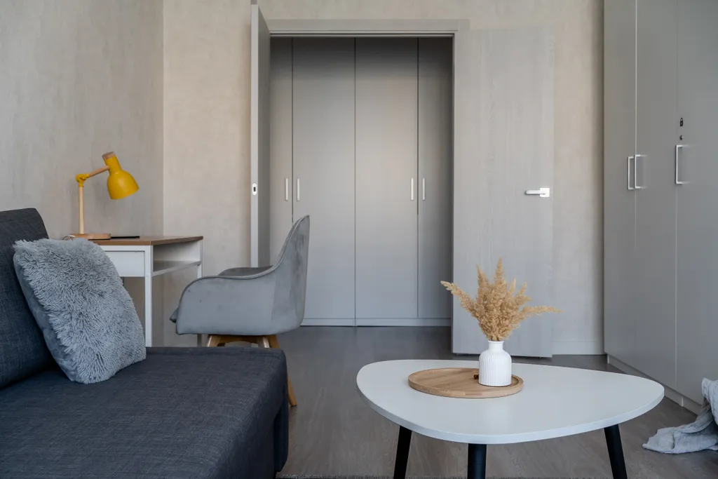 Квартира однокомнатная в Нижегородском, 65 м², Нижний Новгород — спальня, фото 12