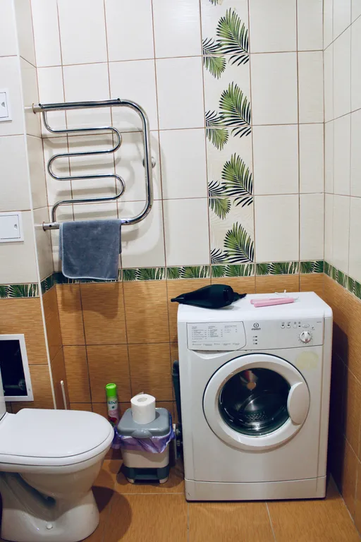Студия однокомнатная в Октябрьском, 43 м², Самара — ванная комната