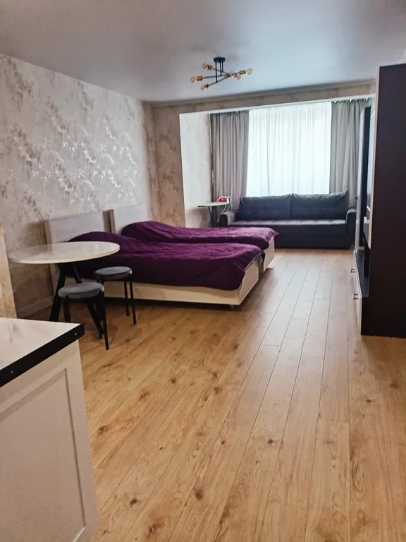 Студия однокомнатная на улице Симанина, 36 м², Дивеево — спальня, фото 3