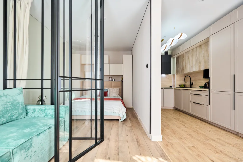 Квартира однокомнатная на улице Красноармейской, 40 м², Ростов-на-Дону — спальня, фото 4