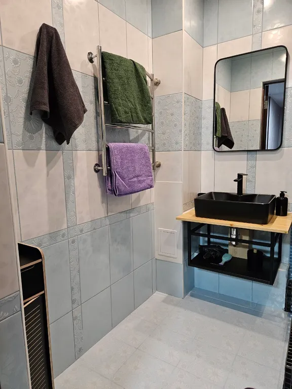 Квартира двухкомнатная в Сормовском, 64 м², Нижний Новгород — ванная комната, фото 2