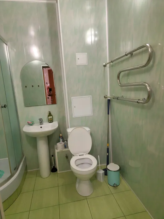 Квартира однокомнатная на улице Константина Талаха, 44 м², Советск — ванная комната