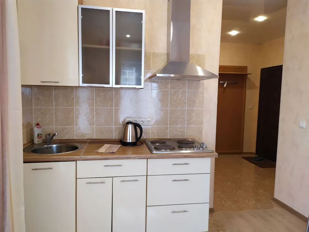 Квартира однокомнатная в Октябрьском, 24 м², Иркутск — кухня