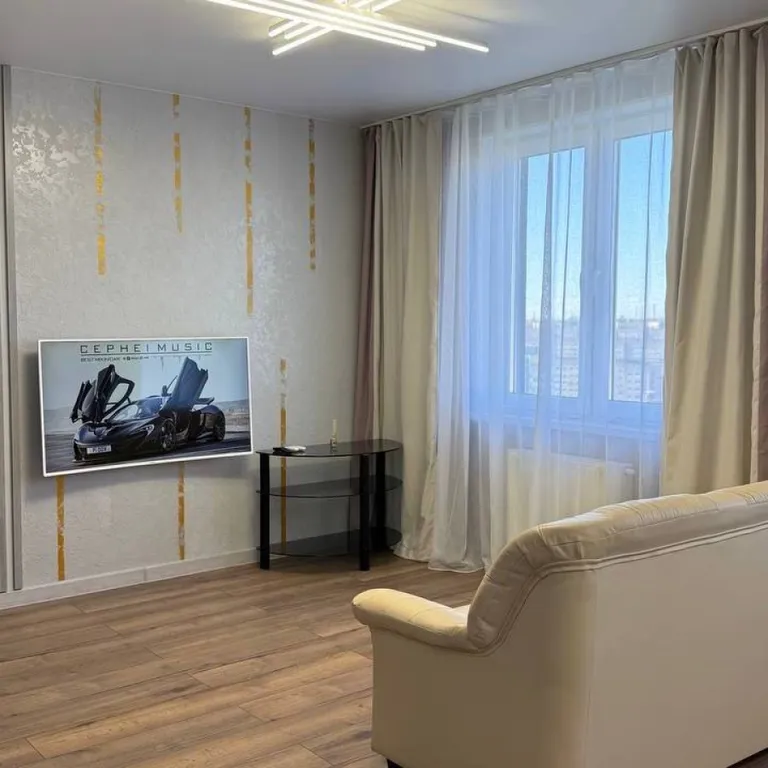 Квартира двухкомнатная на улице Новосёлове, 60 м², Рязань — спальня, фото 8