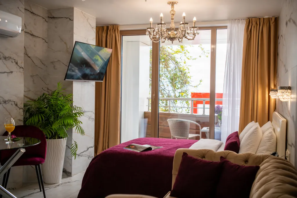 Бриз Апарт с балконом и видом на море — Morskoy Resort, фото 1 из 5