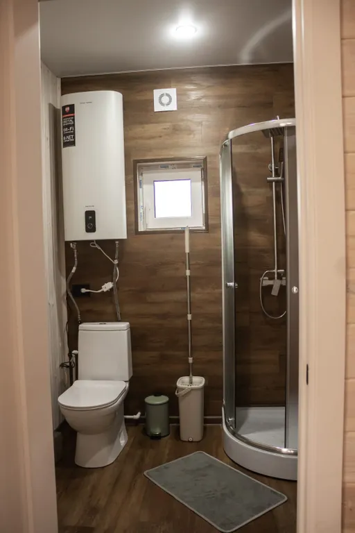 Дом 4-местный в деревни Мясоедово, 43 м², Алексин — ванная комната, фото 2
