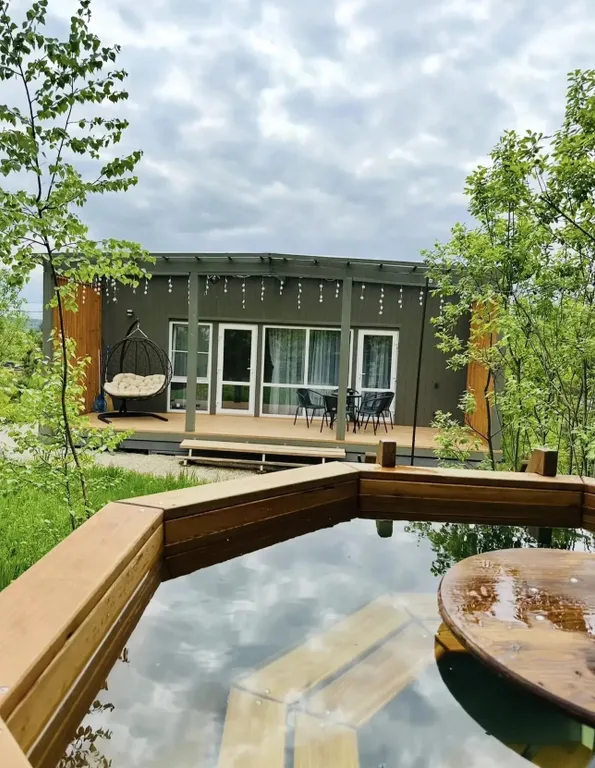Дом 4-местный в деревни Мясоедово, 43 м², Алексин — двор, фото 13