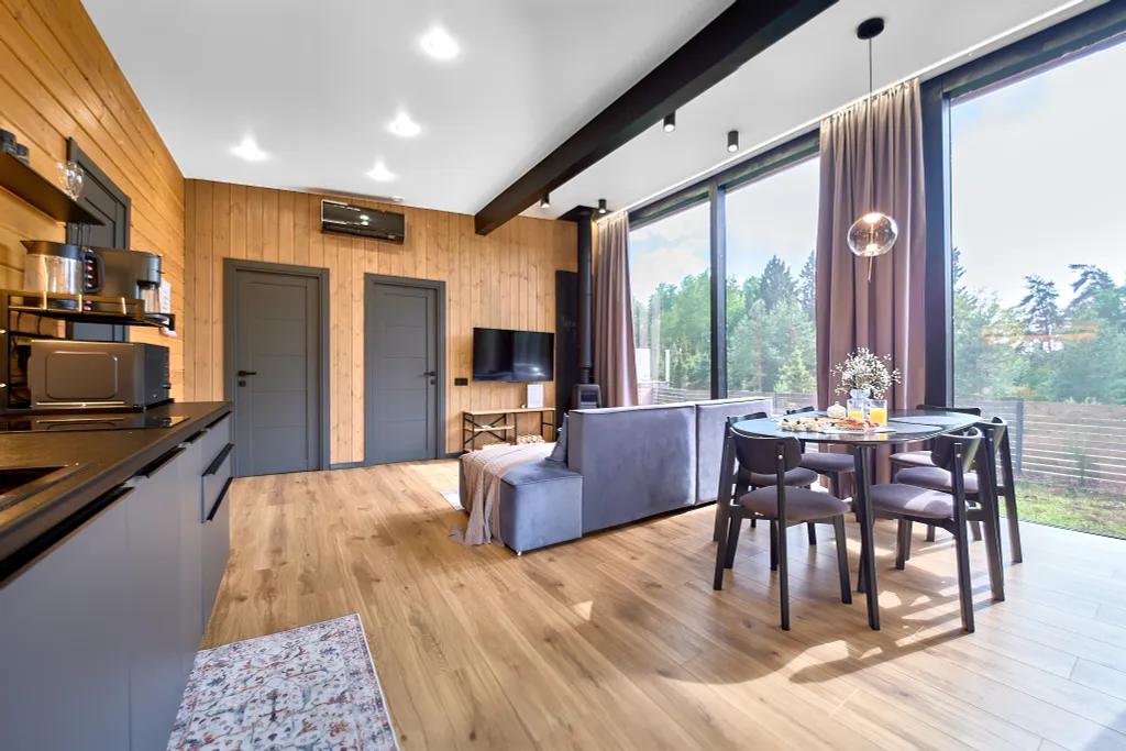 Дом 6-местный, 81 м², Ильинское — кухня, фото 2