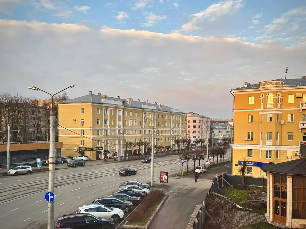 Квартира двухкомнатная на бульваре Гагарина, 44 м², Смоленск — вид из окна