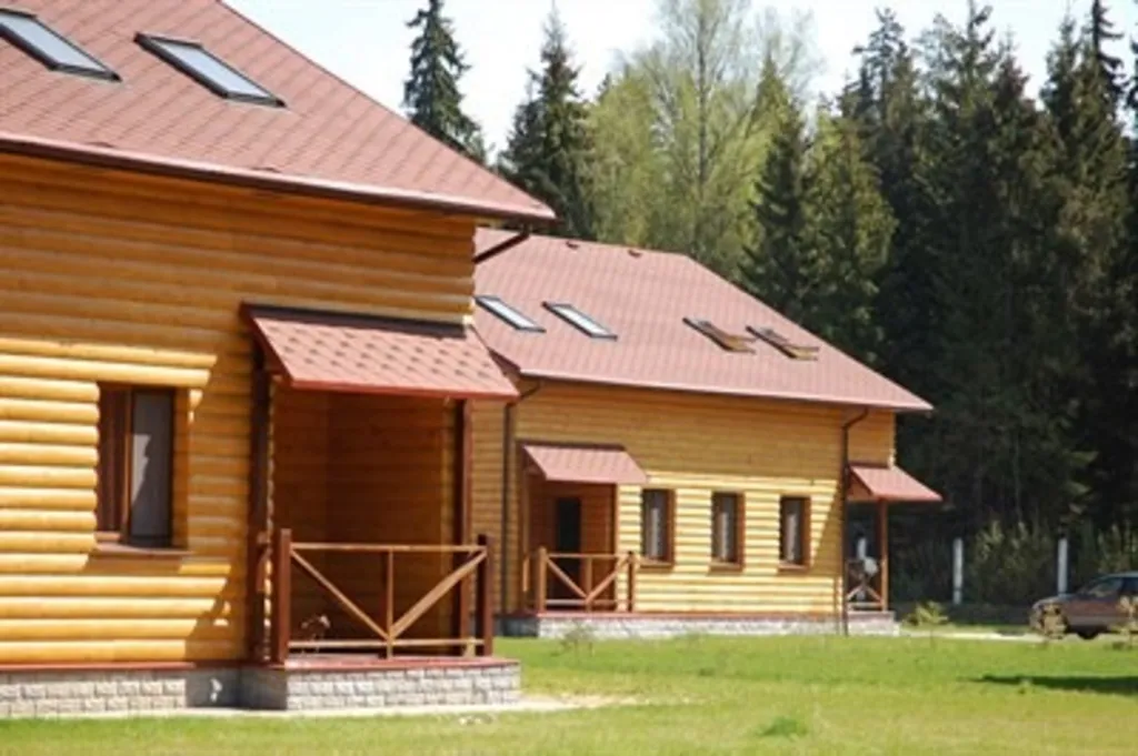 Дом семейный стандартный коттедж лесной