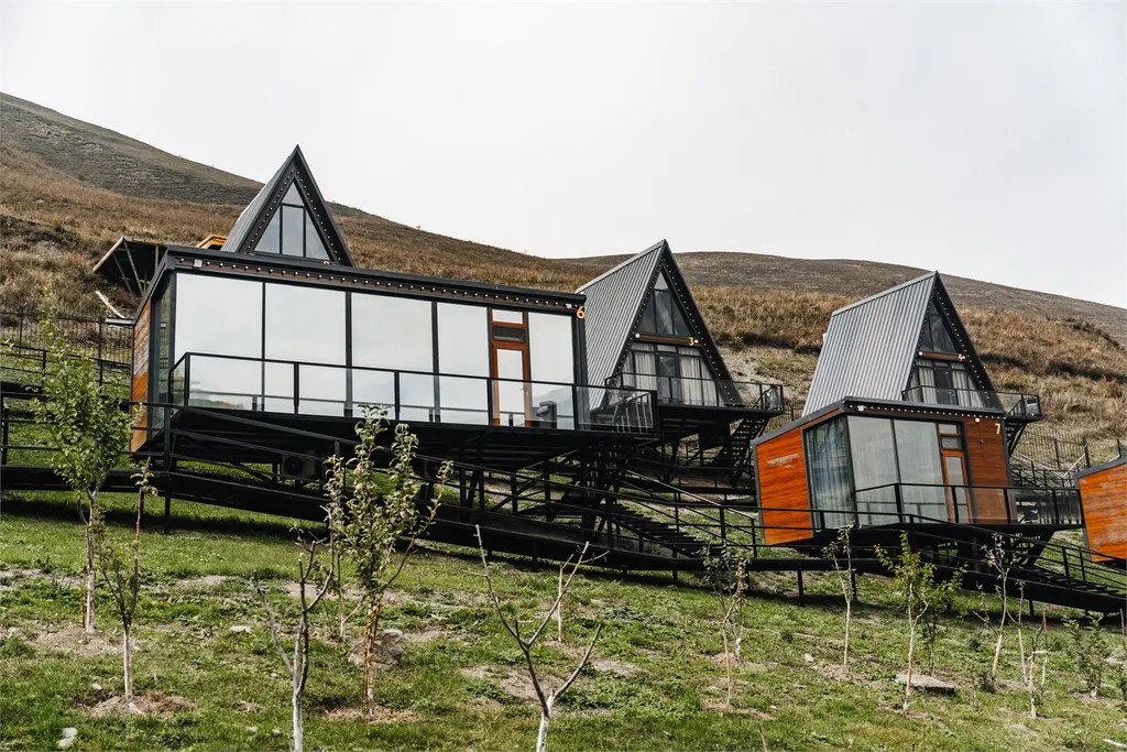 Дом с панорамными окнами №7