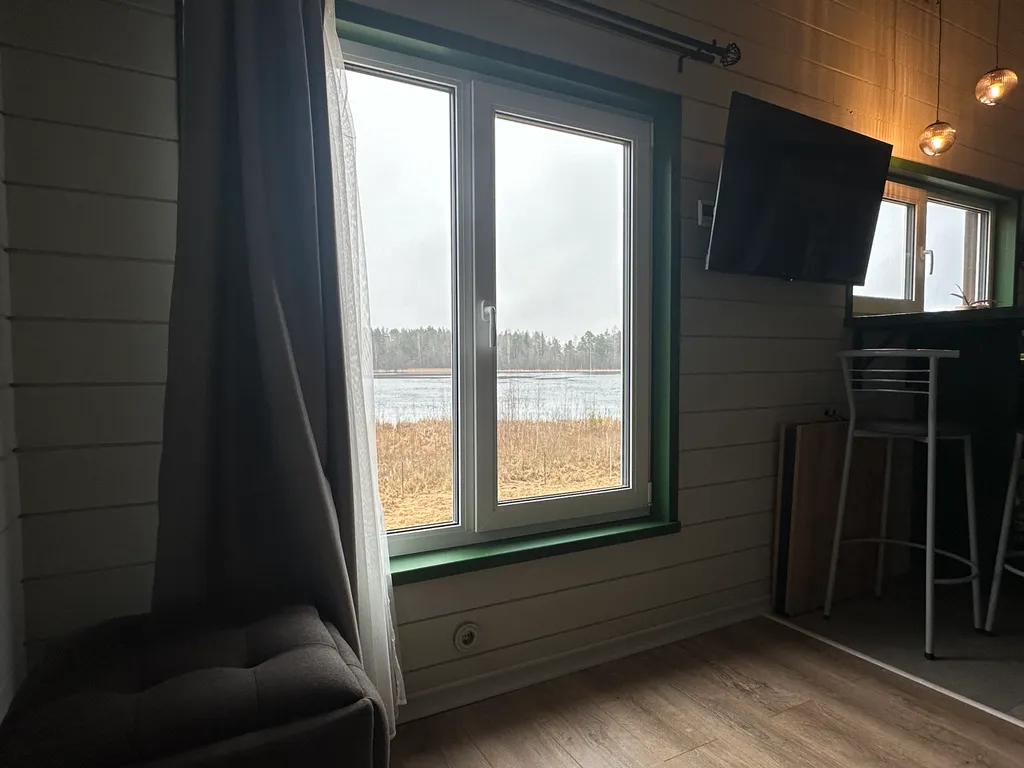 Дом 6-местный в деревни Боровские, 31 м², Остров — вид из окна