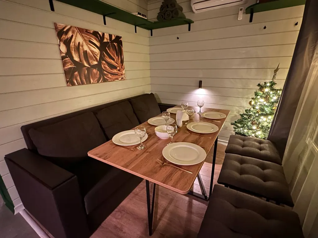 Дом 6-местный в деревни Боровские, 31 м², Остров — кухня, фото 3