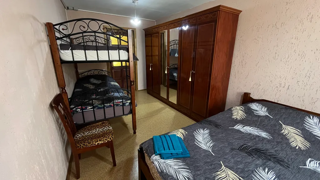 Квартира трёхкомнатная у Чкаловской, в Канавино, 100 м², Нижний Новгород — спальня, фото 7
