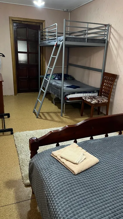 Квартира трёхкомнатная у Чкаловской, в Канавино, 100 м², Нижний Новгород — спальня, фото 13
