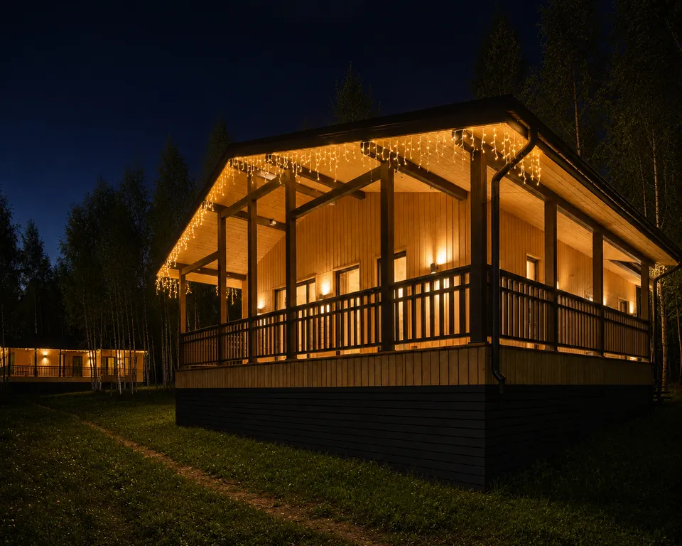 Дом River club — спальное место
