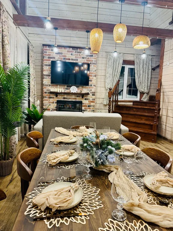 Гостевой дом с камином