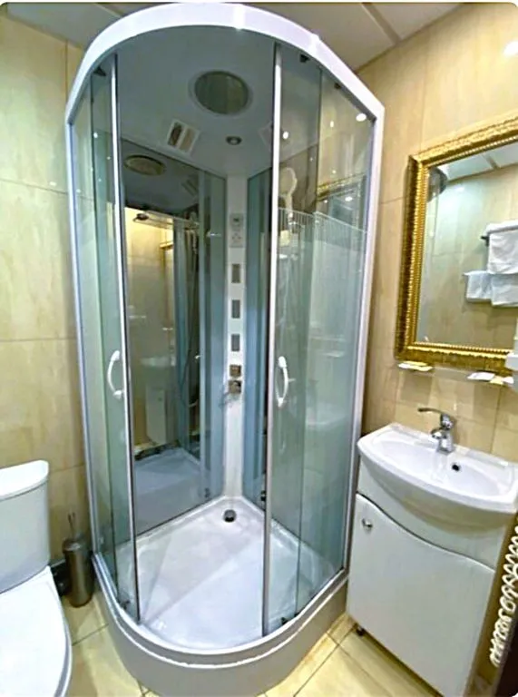 Двухместный номер с 1 кроватью с душевой и туалетом STANDART