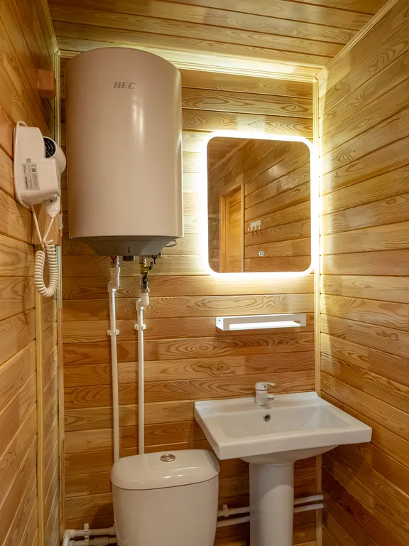 Отдельный дом мини домик с двумя односпальными кроватями