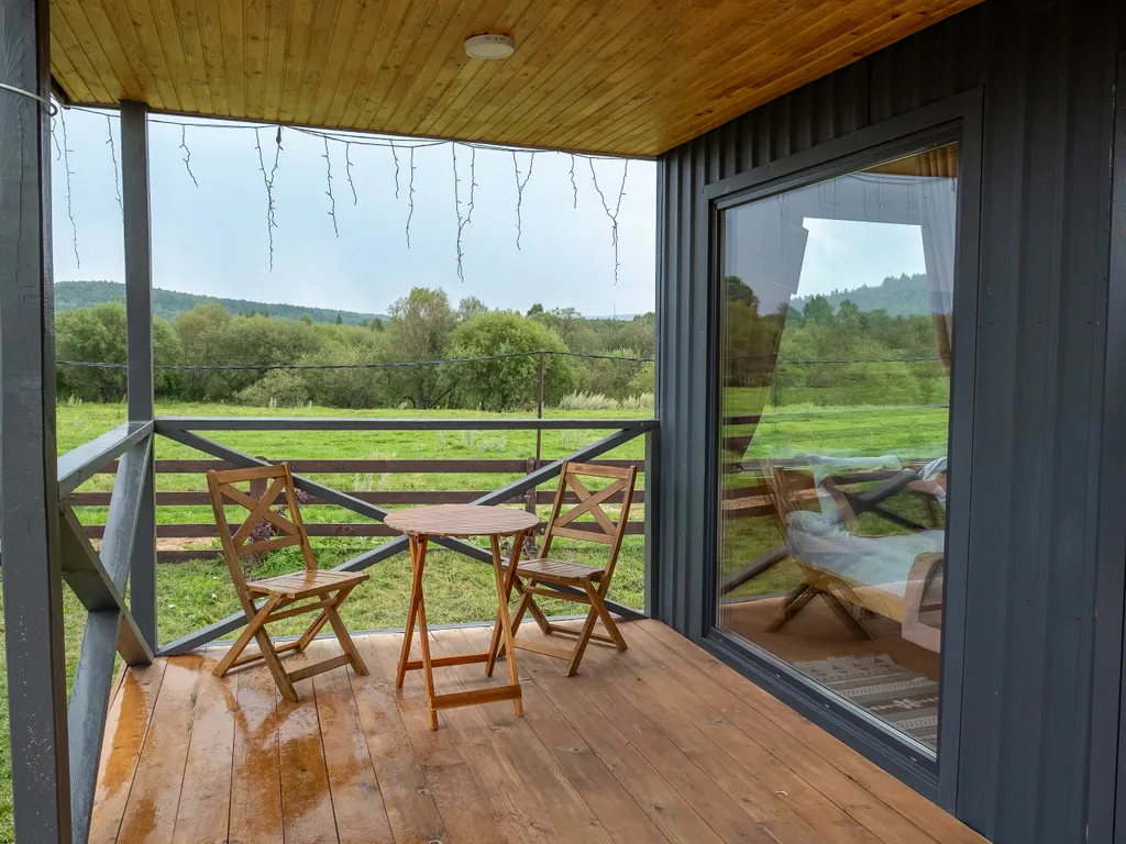 Отдельный дом Домик с панорамными окнами