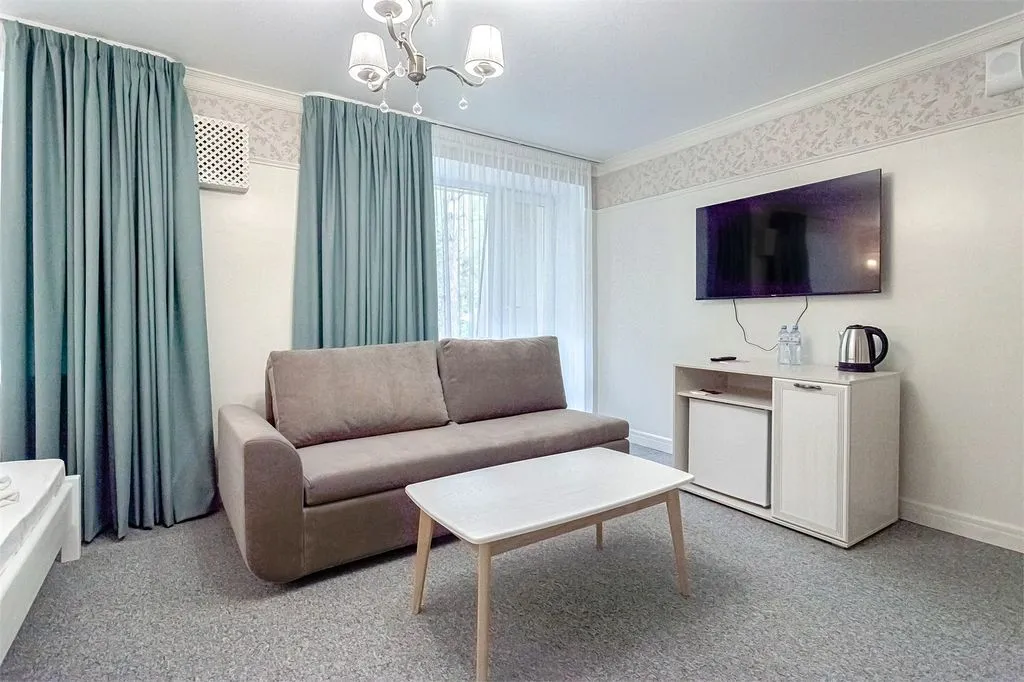 Двухместный номер с 1 кроватью Suite с террасой, Корпус 1 — Хвоя, фото 4 из 5