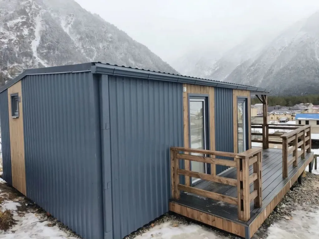 Уютный домик в стиле шале в горах Приэльбрусья