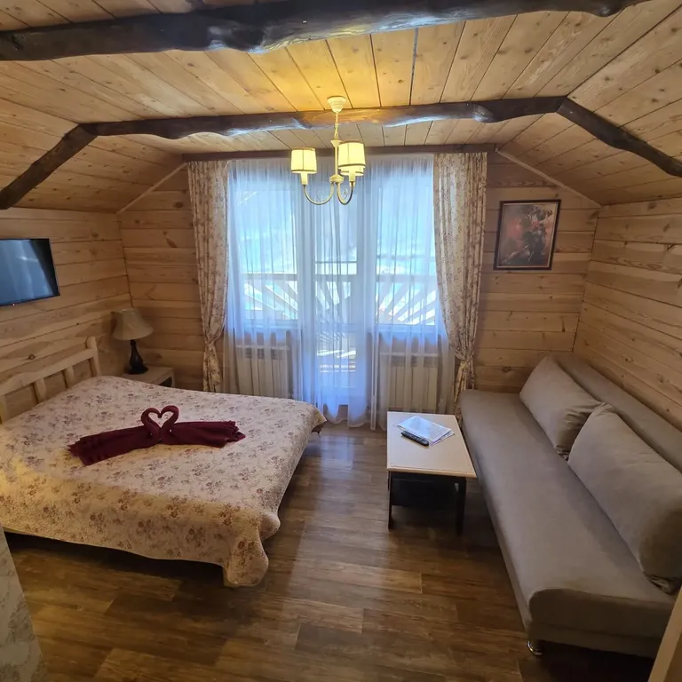 Двухместный номер для молодоженов — спальное место