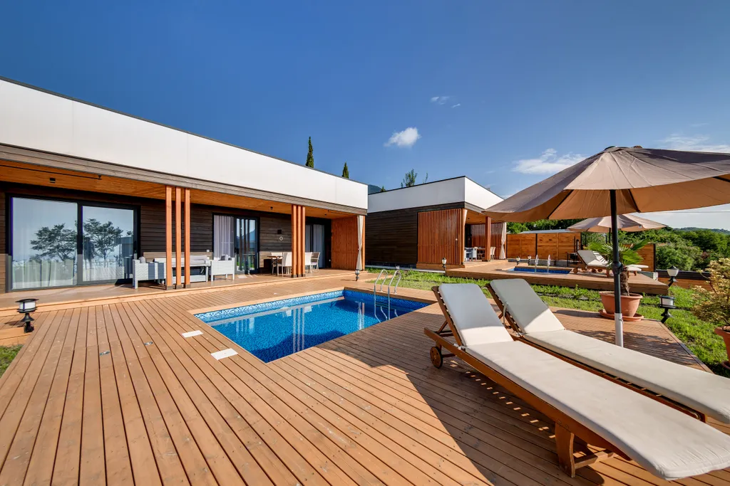 Уютное шале с бассейном и прекрасным видом