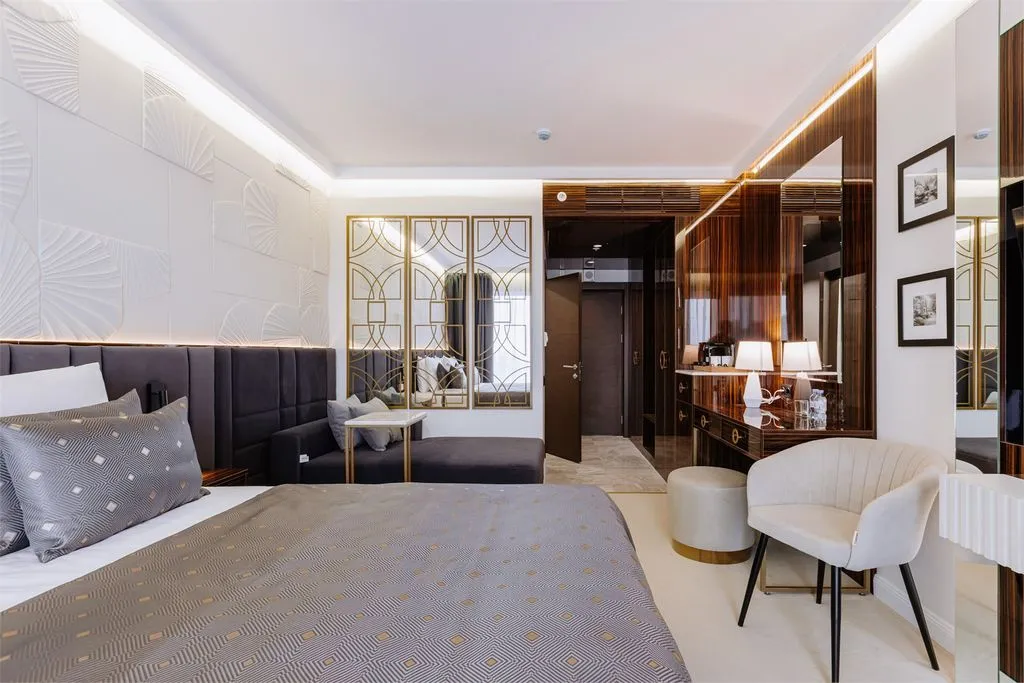 Двухместный номер с 1 кроватью стандарт низкий этаж — Marine Garden Sochi Hotels & Spa, фото 1 из 5