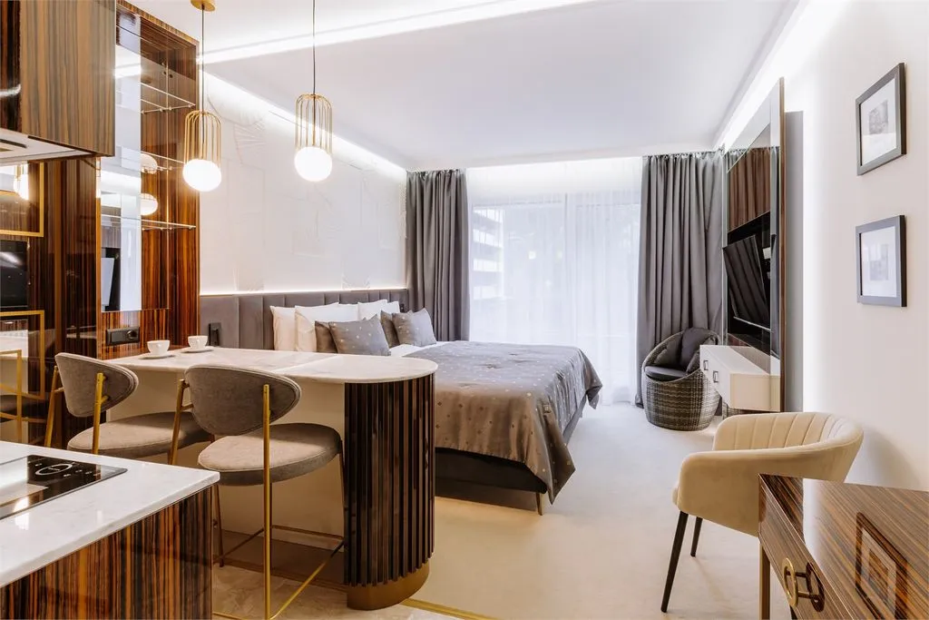 Двухместный номер с 1 кроватью студия с кухней — Marine Garden Sochi Hotels & Spa, фото 1 из 5