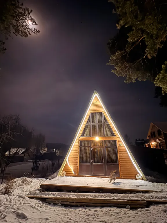 Уютный лесной дом в сосновом бору, в черте города