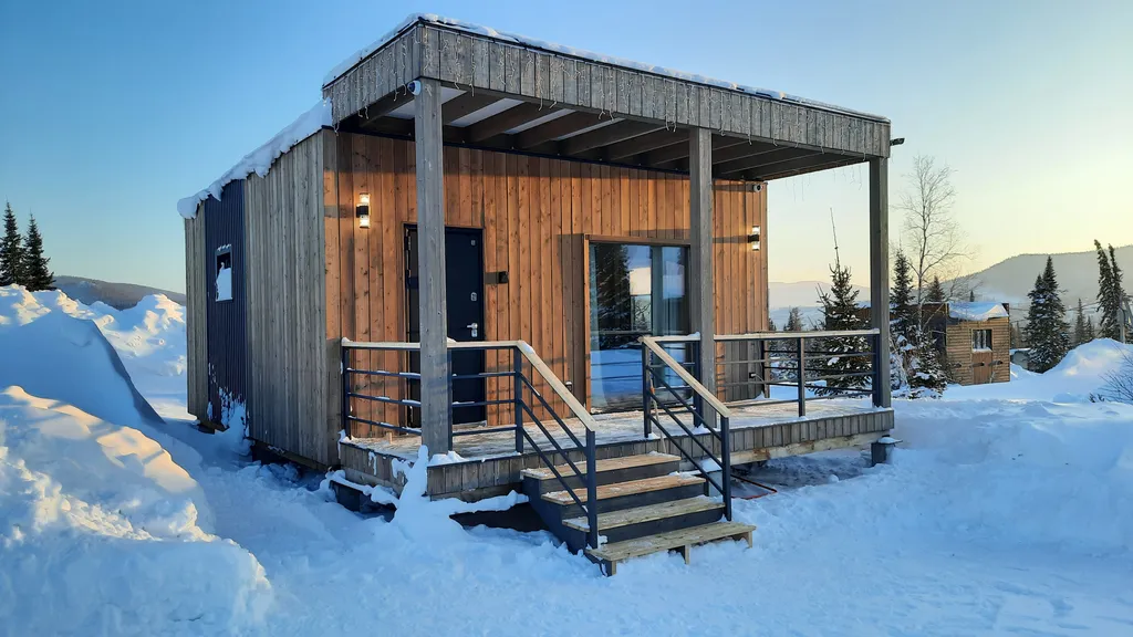 Снегири Синички уютный домик в горах