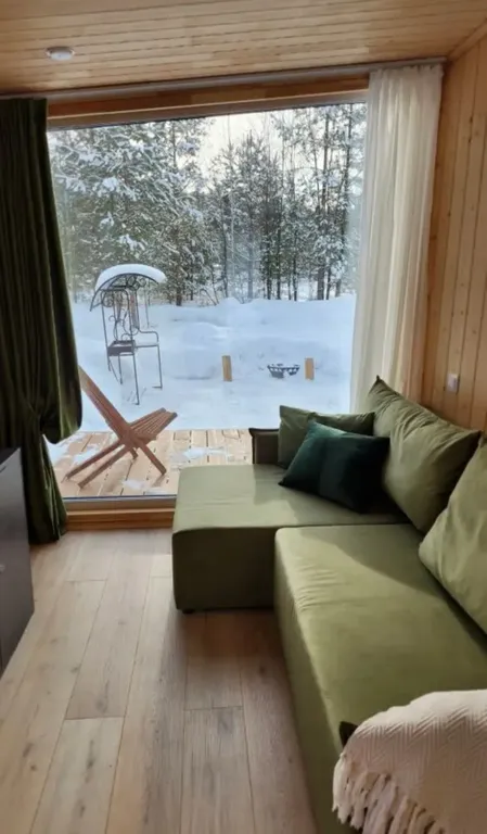 Загородный дом с панорамными окнами