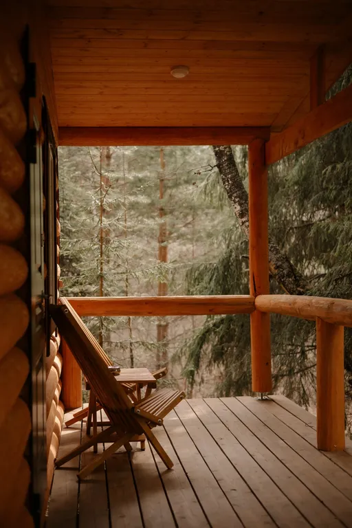 Отдельный дом Сруб в лесу с Чаном №6