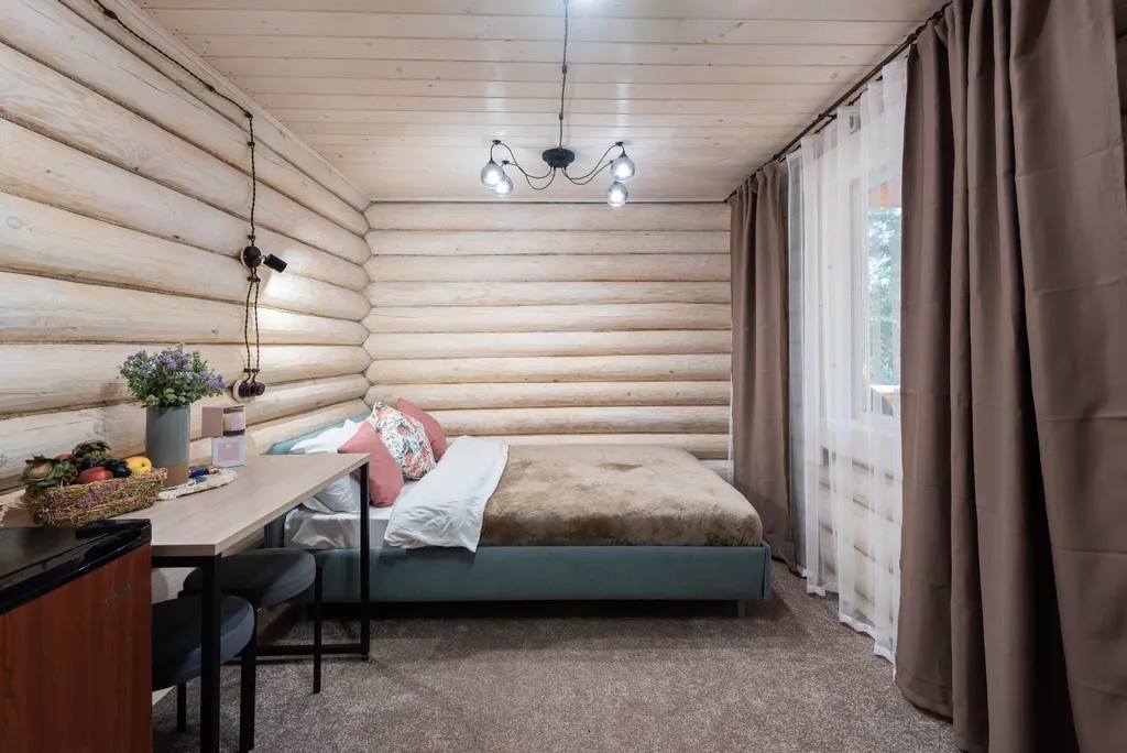 Отдельный дом Сруб в лесу с Чаном №6