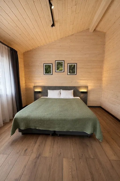 Дом 4-местный в деревни Бережоке, 75 м², Мичуринское — спальня, фото 2