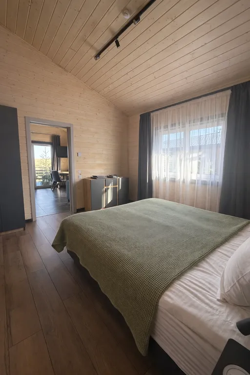 Дом 4-местный в деревни Бережоке, 75 м², Мичуринское — спальня, фото 4